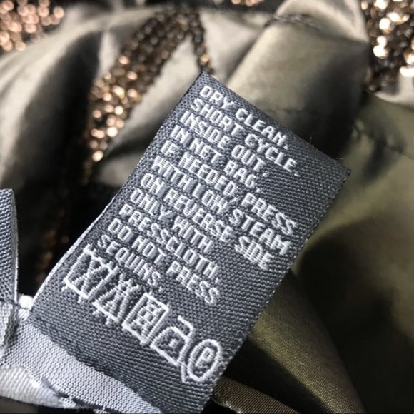 Womans per se Sage Silk Pleated skirt with Sequins - Picture 3 of 7